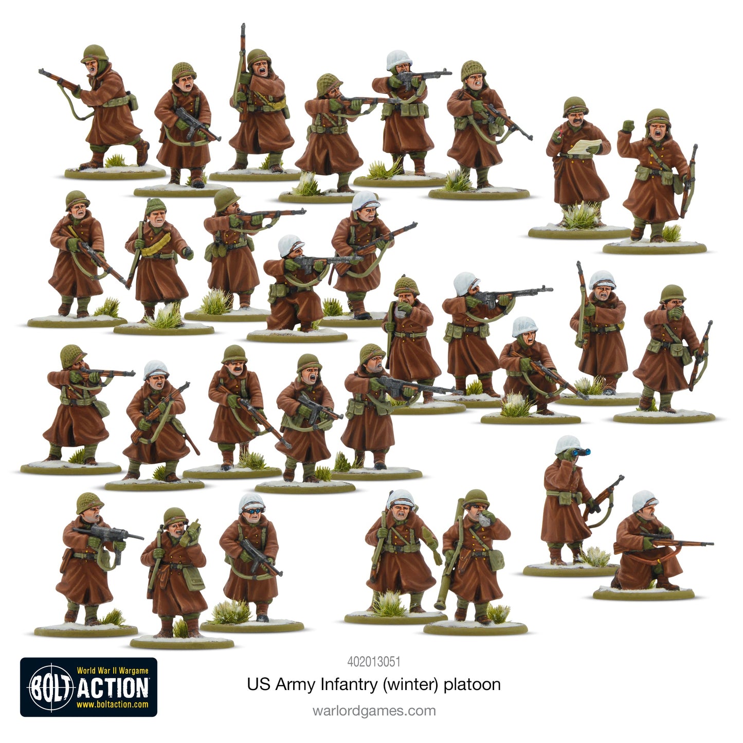 Bolt Action: USA - US Army Infantry (Winter) Platoon