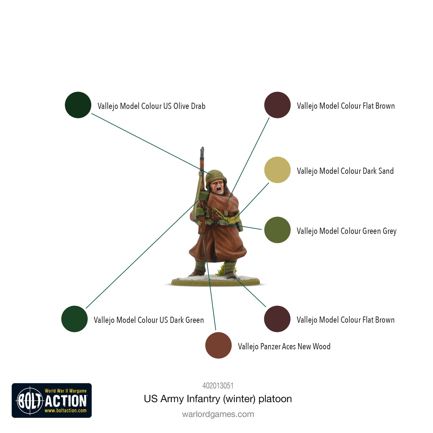 Bolt Action: USA - US Army Infantry (Winter) Platoon