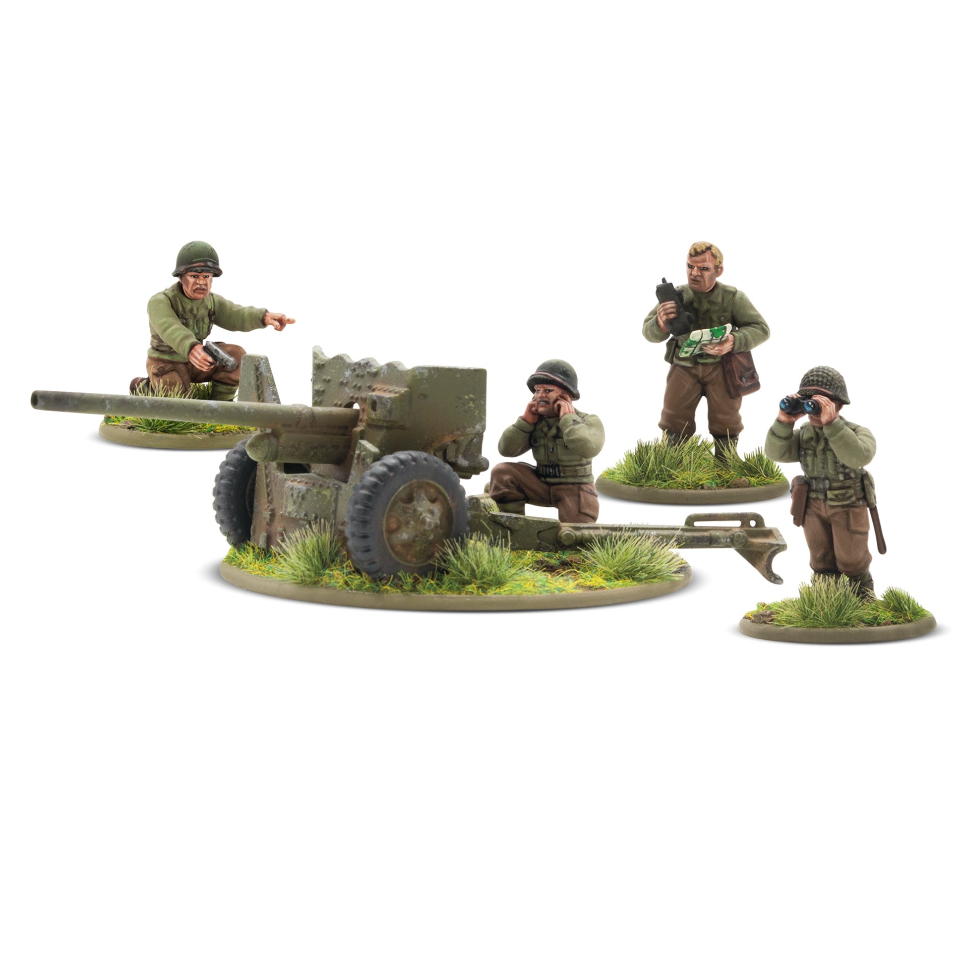 Bolt Action: USA - US 57mm anti-tank gun (plastic)
