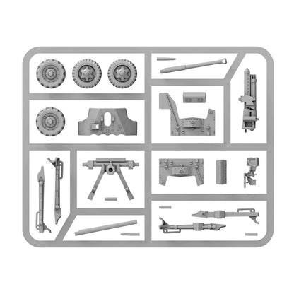 Bolt Action: USA - US 57mm anti-tank gun (plastic)