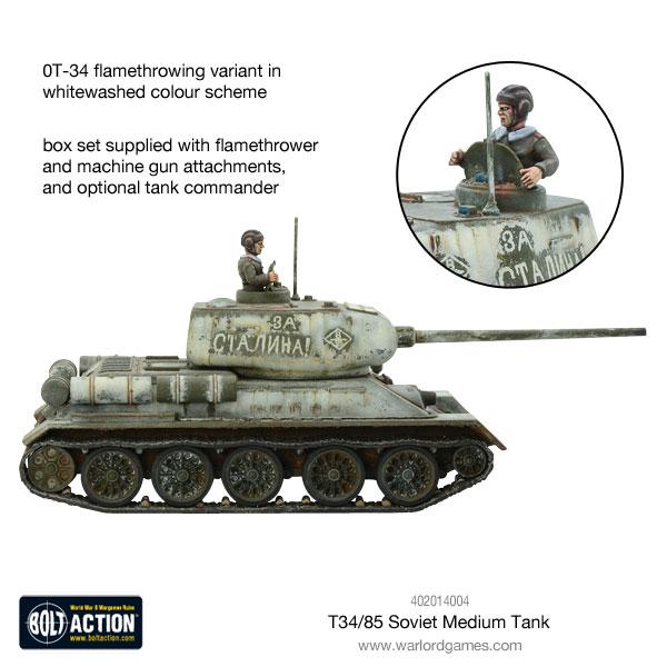 Achtung Panzer!: Soviet Tanks - T-34/85 medium tank (plastic)