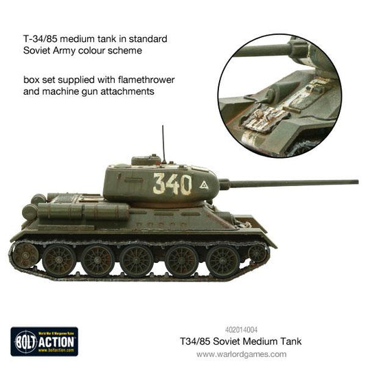 Achtung Panzer!: Soviet Tanks - T-34/85 medium tank (plastic)
