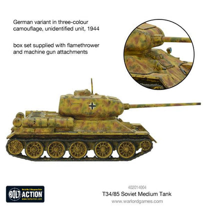 Achtung Panzer!: Soviet Tanks - T-34/85 medium tank (plastic)