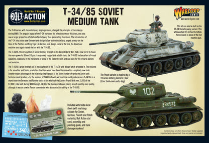 Achtung Panzer!: Soviet Tanks - T-34/85 medium tank (plastic)