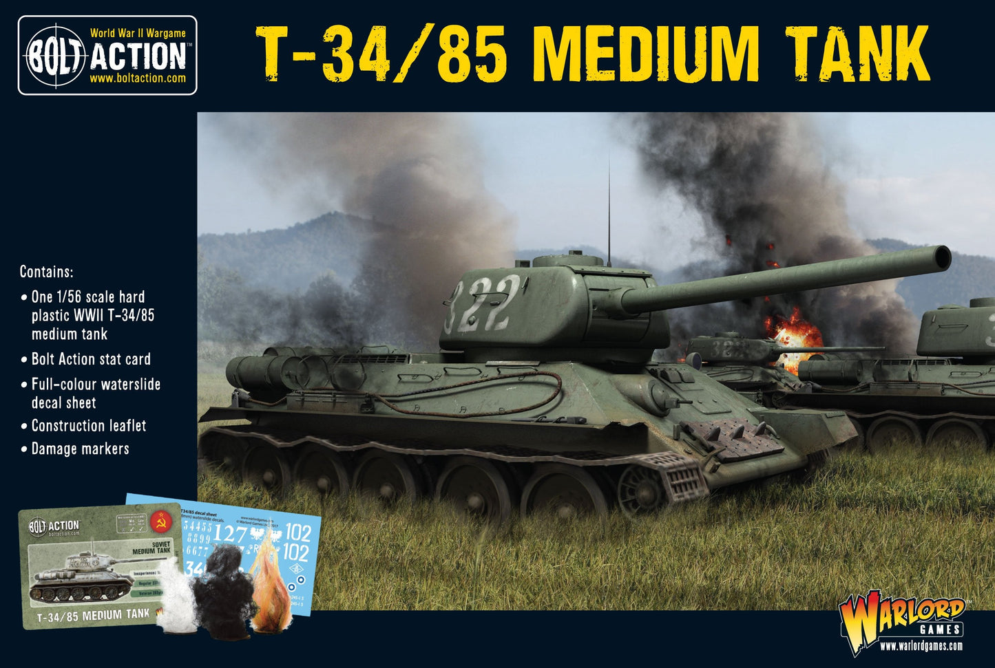 Achtung Panzer!: Soviet Tanks - T-34/85 medium tank (plastic)
