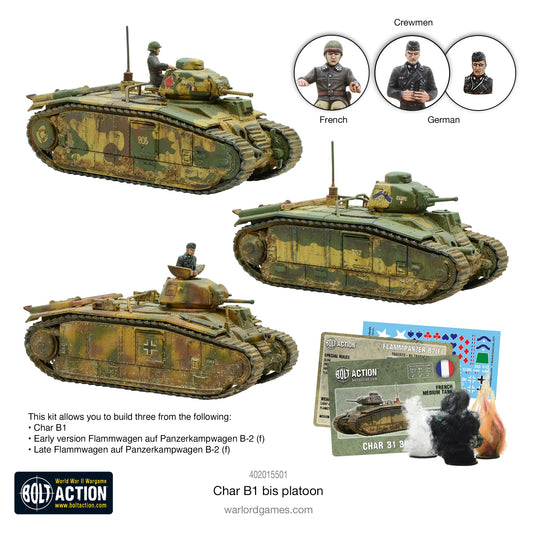 Bolt Action: Char B1 bis Platoon