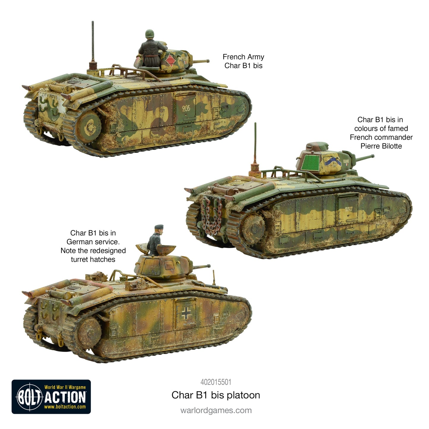 Bolt Action: Char B1 bis Platoon