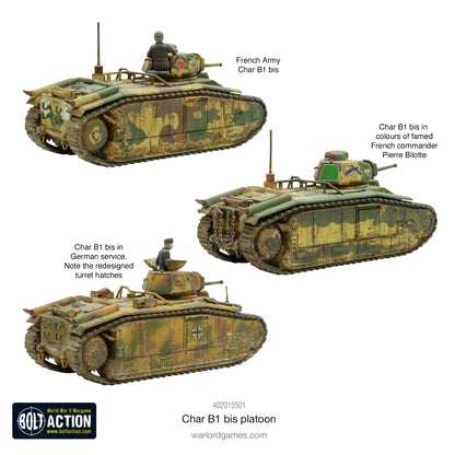 Bolt Action: Char B1 bis Platoon