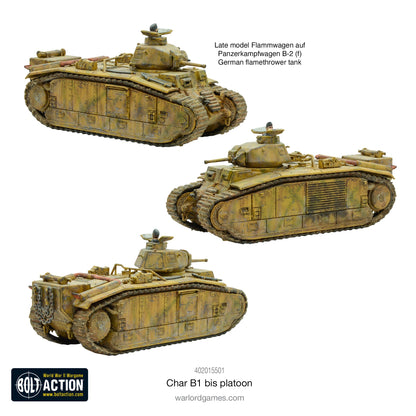 Bolt Action: Char B1 bis Platoon