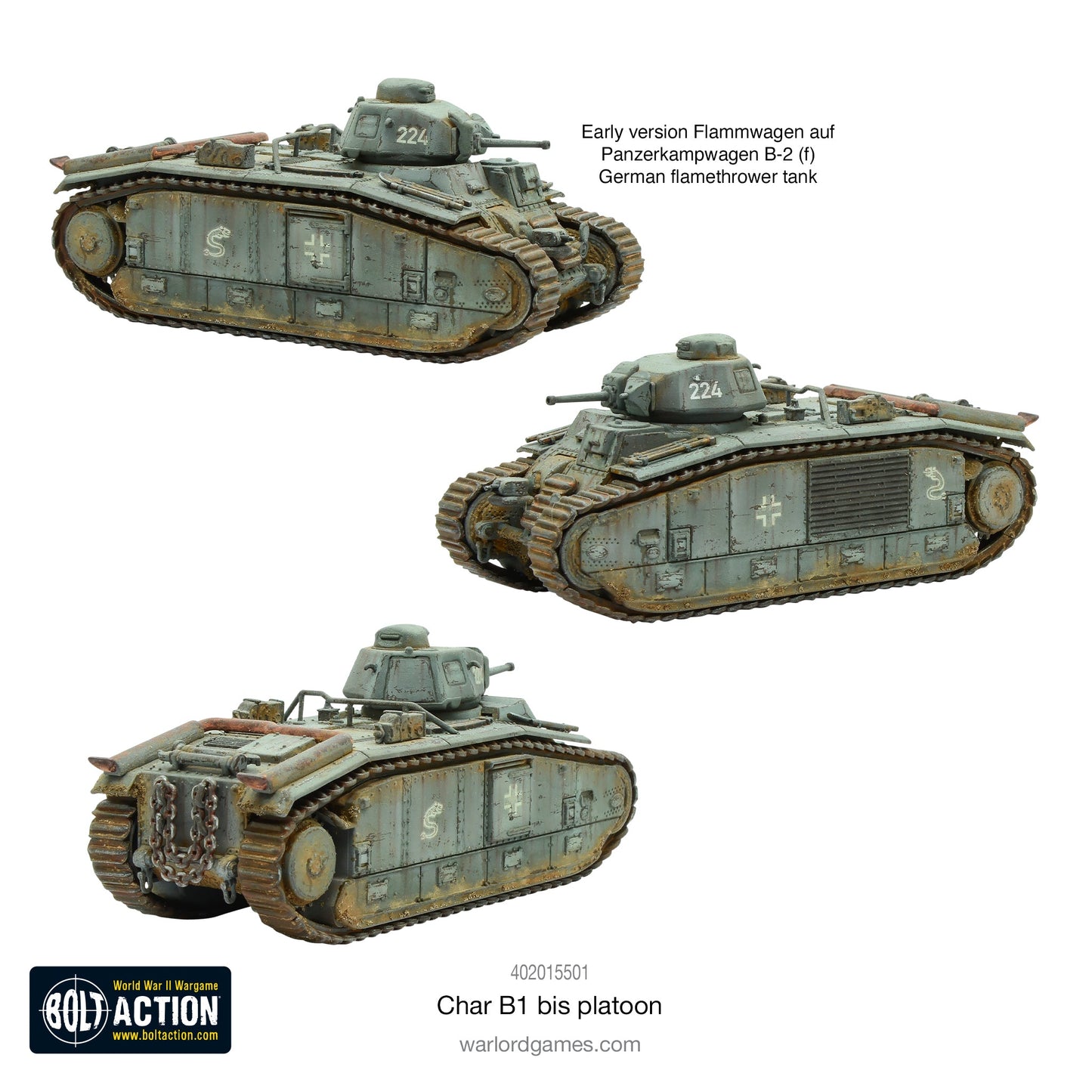 Bolt Action: Char B1 bis Platoon