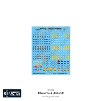 Bolt Action: Italian Army & Blackshirts