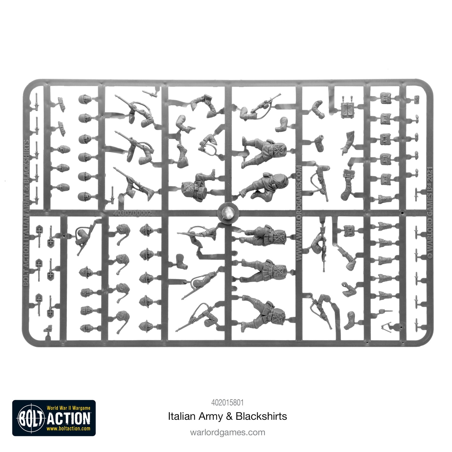 Bolt Action: Italian Army & Blackshirts sprue