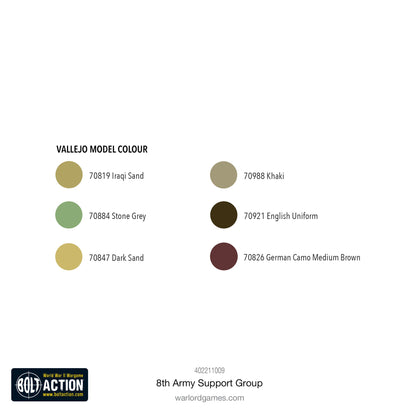 Bolt Action: 8th Army support group