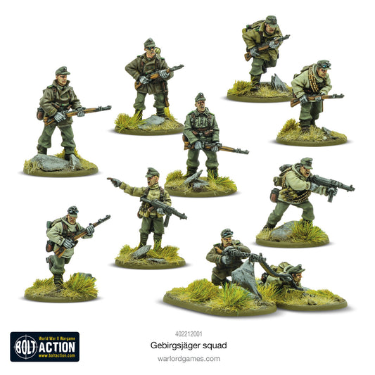 Bolt Action: German - Gebirgsjager squad