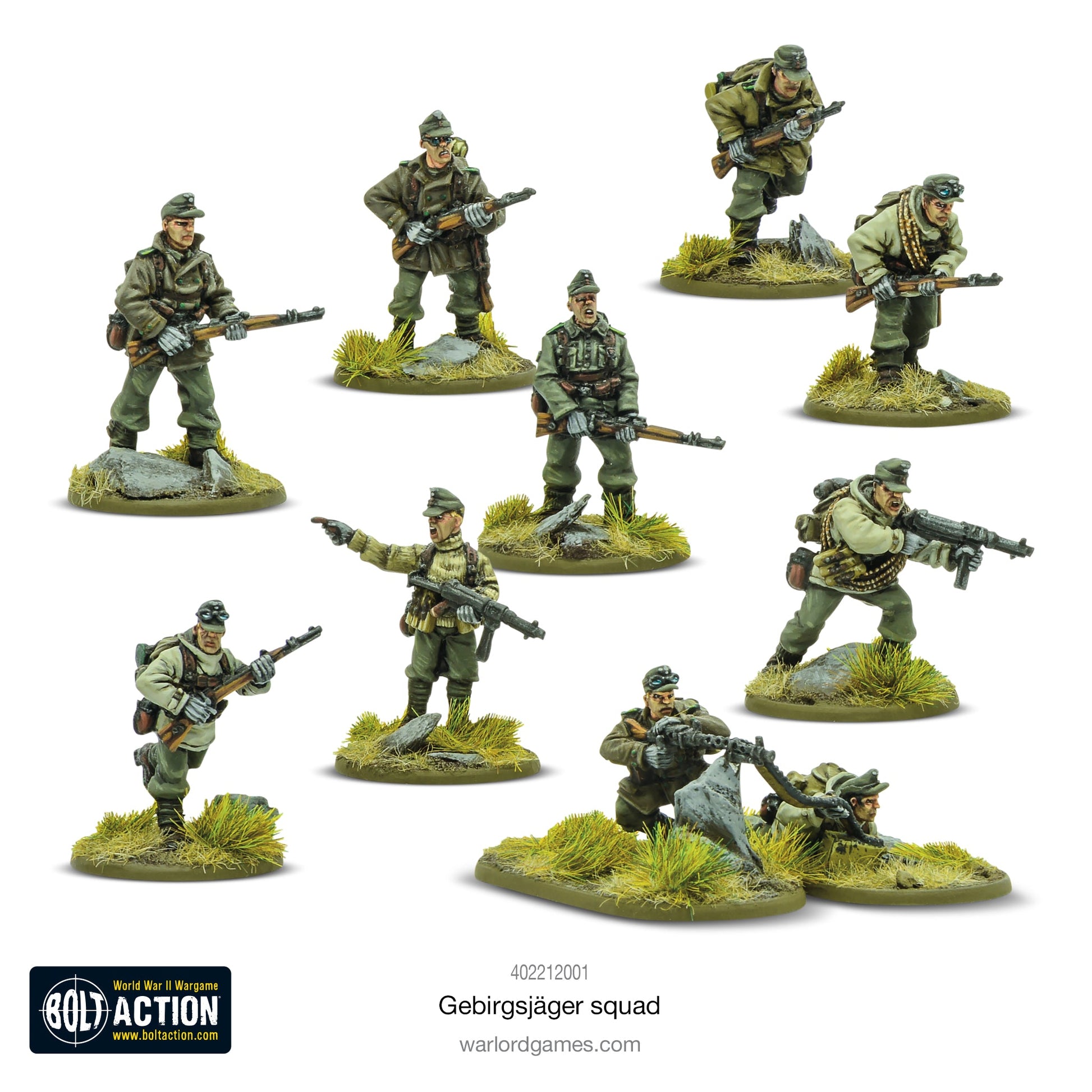Bolt Action: German - Gebirgsjager squad