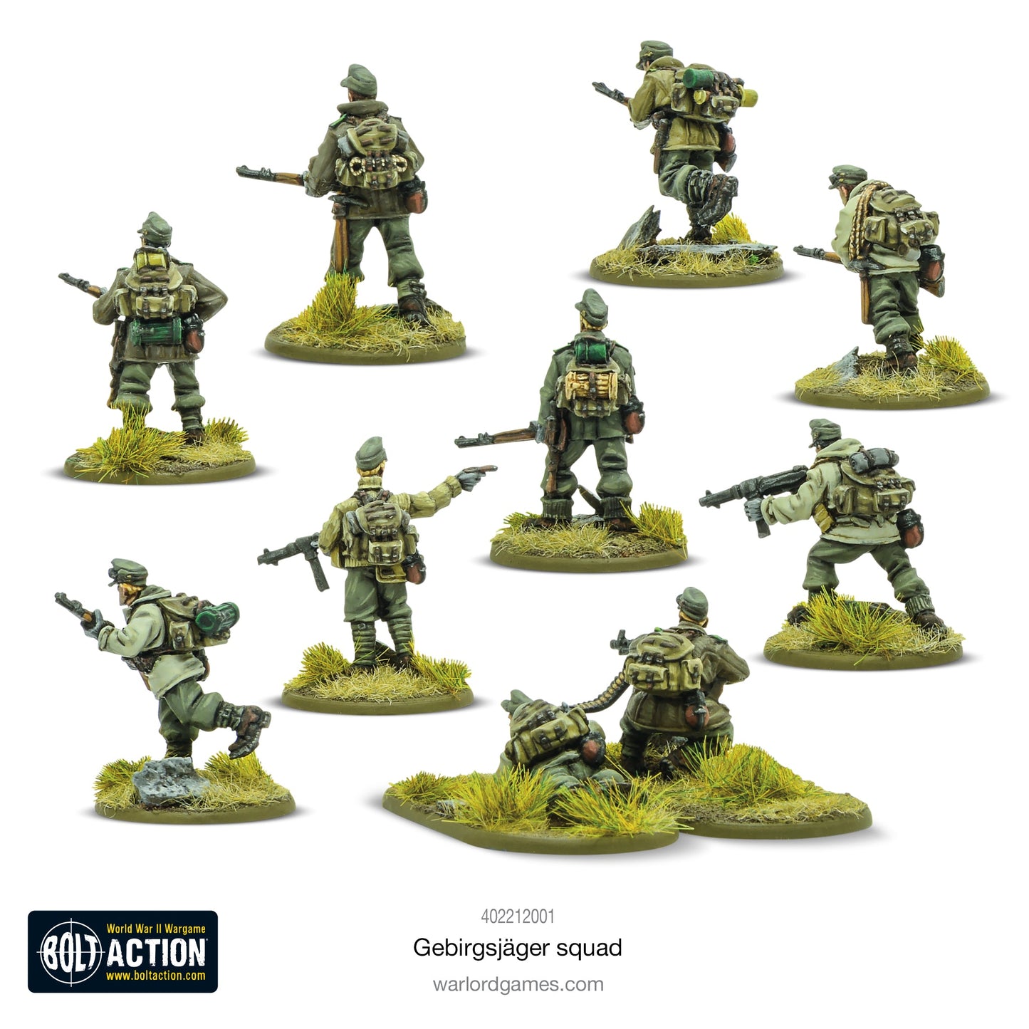 Bolt Action: German - Gebirgsjager squad