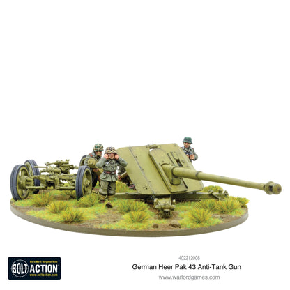 Bolt Action: German - German Heer Pak 43 anti-tank gun