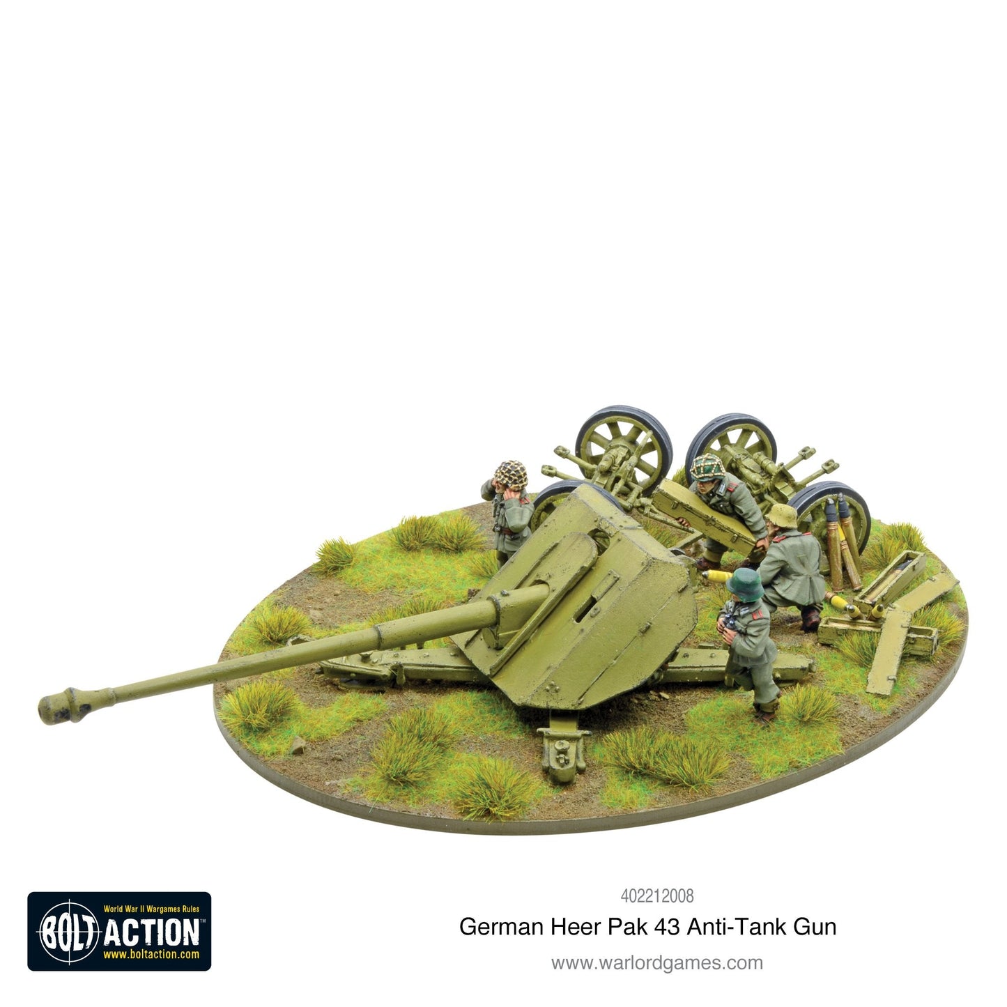 Bolt Action: German - German Heer Pak 43 anti-tank gun