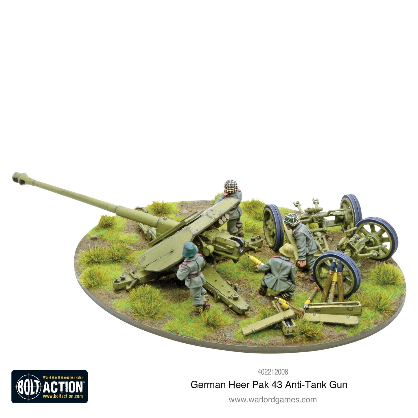 Bolt Action: German - German Heer Pak 43 anti-tank gun