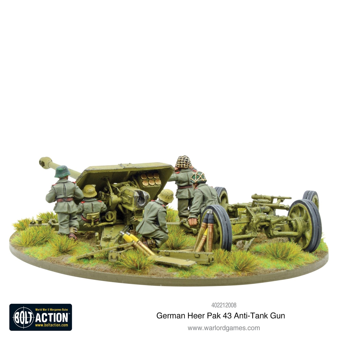 Bolt Action: German - German Heer Pak 43 anti-tank gun