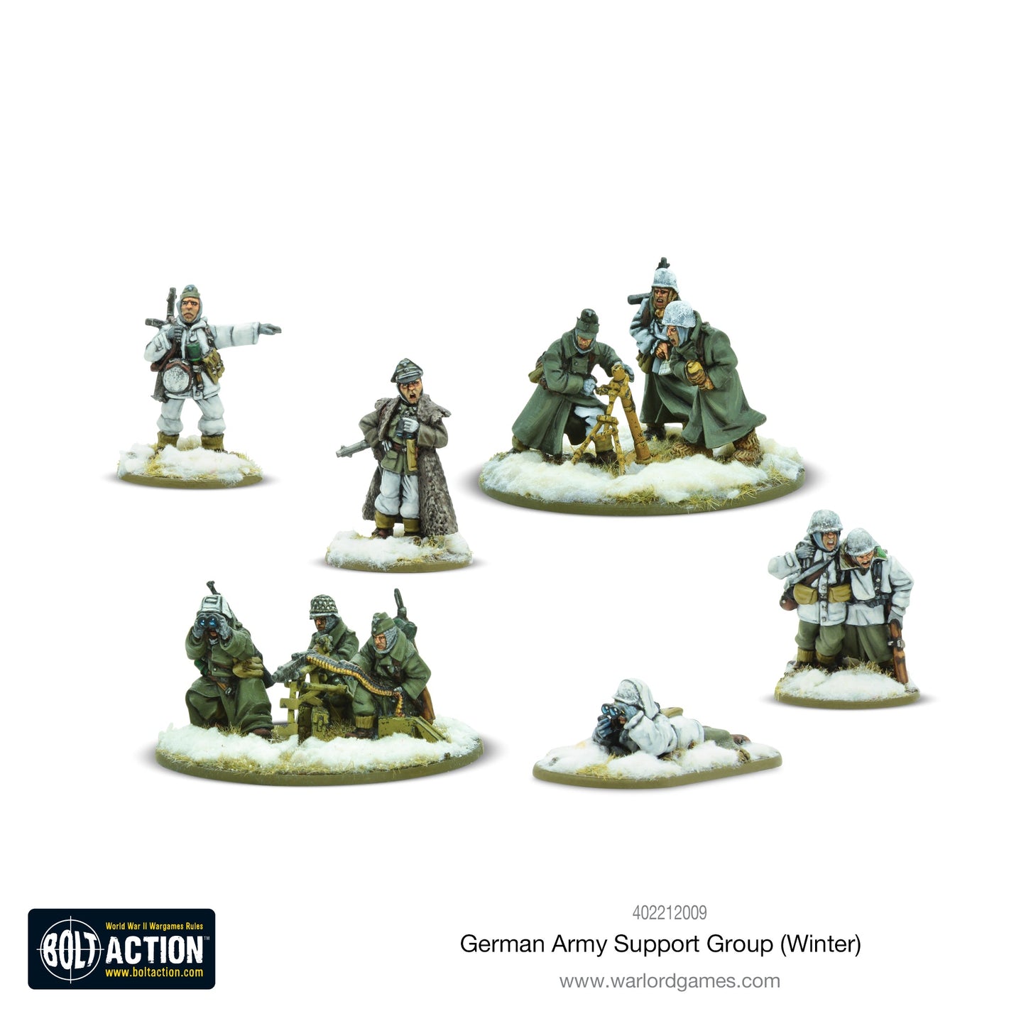 Bolt Action: German - German Army (Winter) Support Group