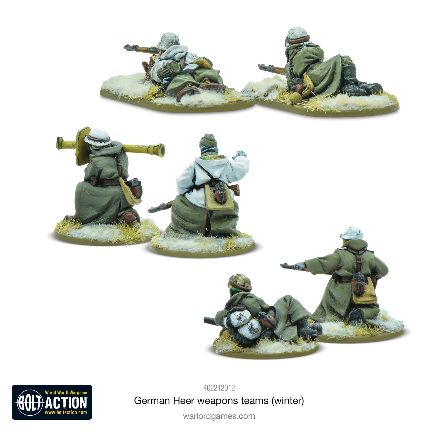Bolt Action: German - German Heer (Winter) weapons teams