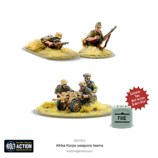 Bolt Action: German - Afrika Korps weapons teams