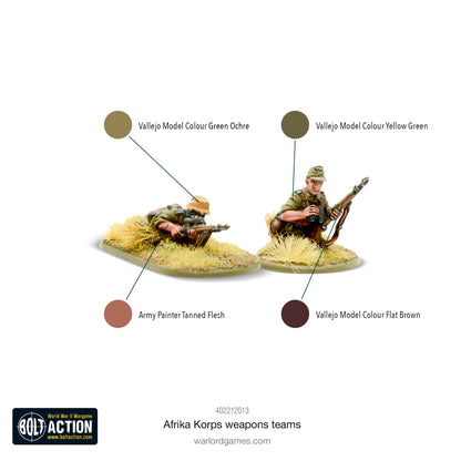 Bolt Action: German - Afrika Korps weapons teams
