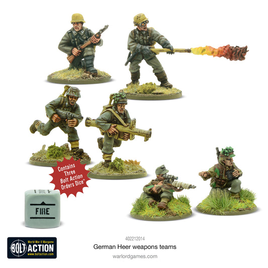 Bolt Action: German - German Heer weapon teams