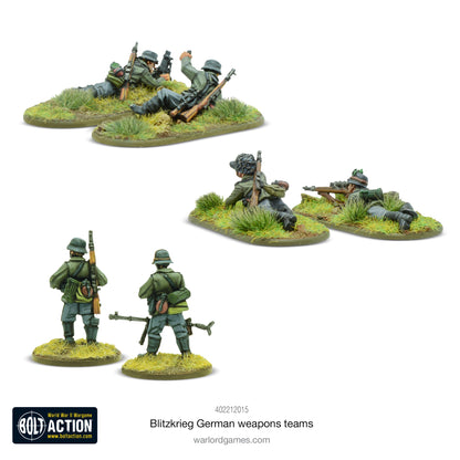 Bolt Action: German - Blitzkrieg German weapons teams