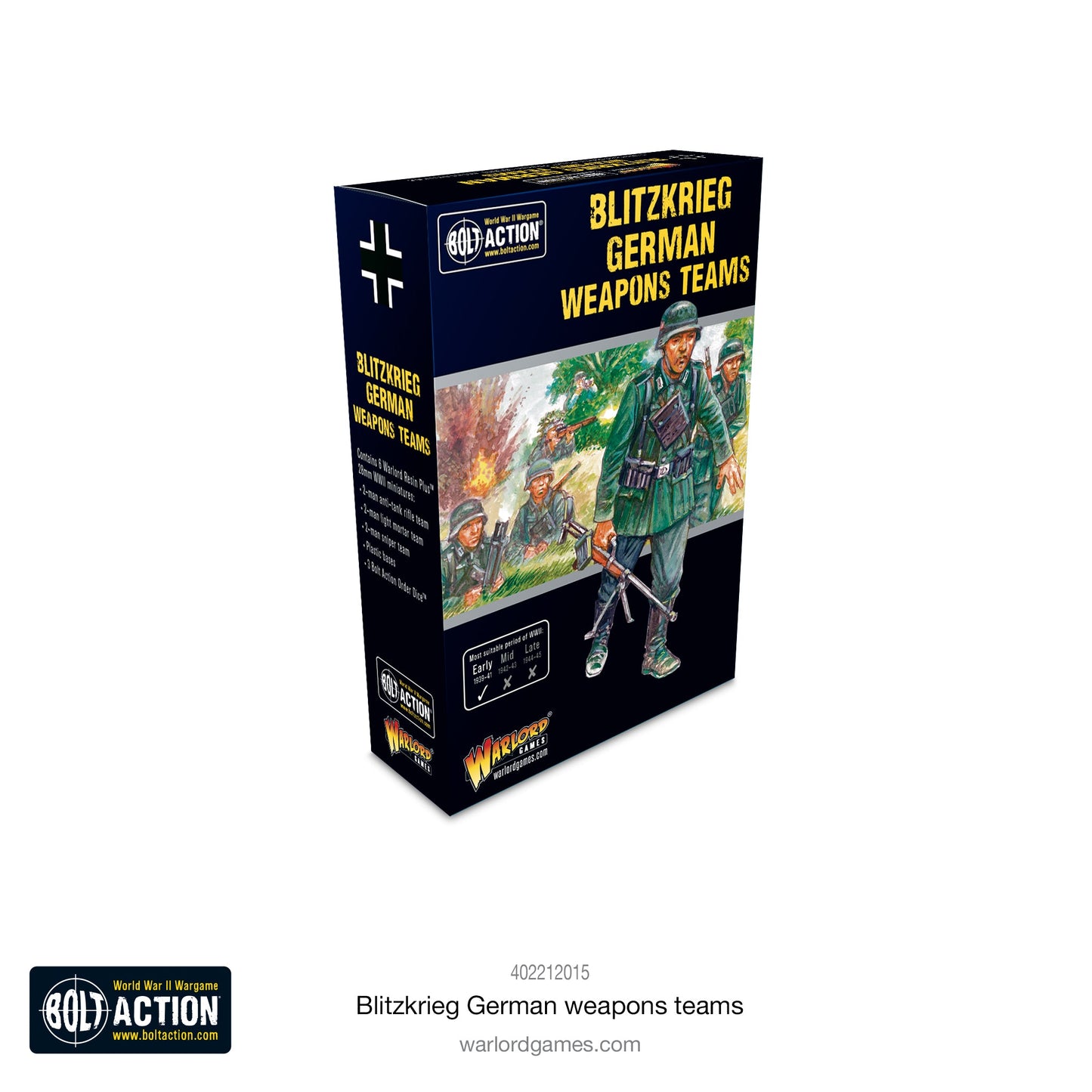 Bolt Action: German - Blitzkrieg German weapons teams