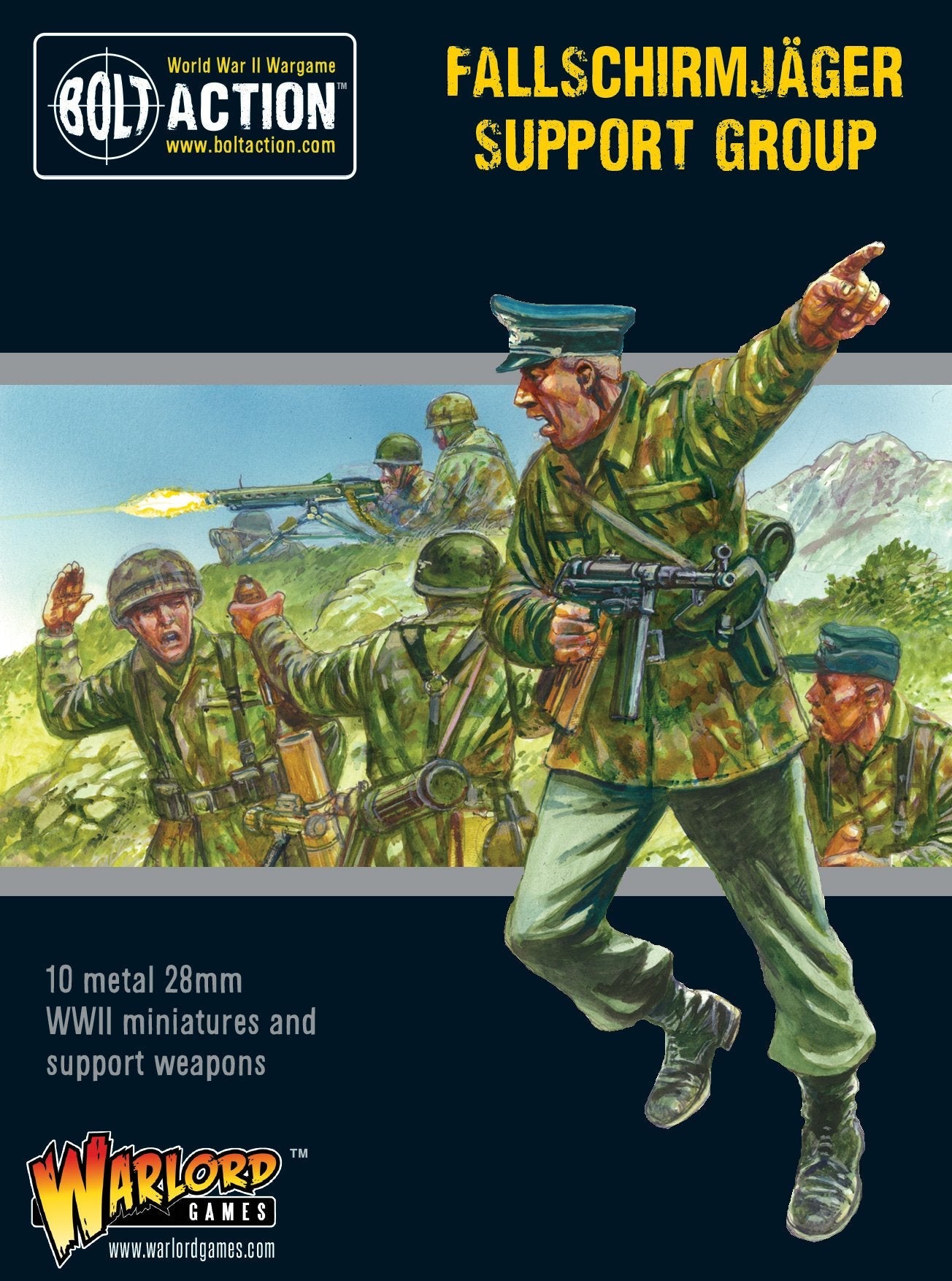 Bolt Action: German - Fallschirmjager support group