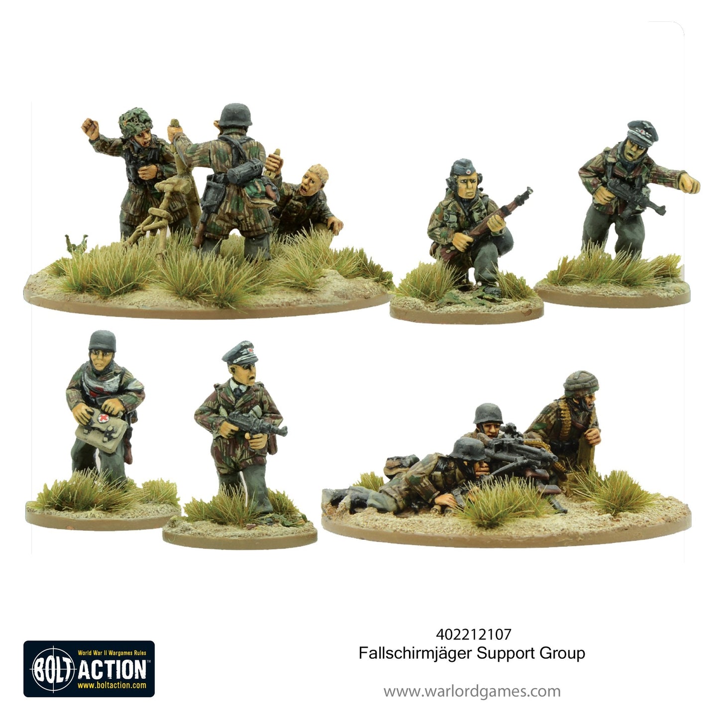 Bolt Action: German - Fallschirmjager support group