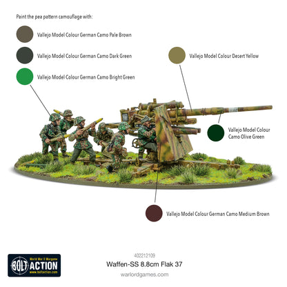 Bolt Action: German - Waffen-SS 8.8cm Flak 37