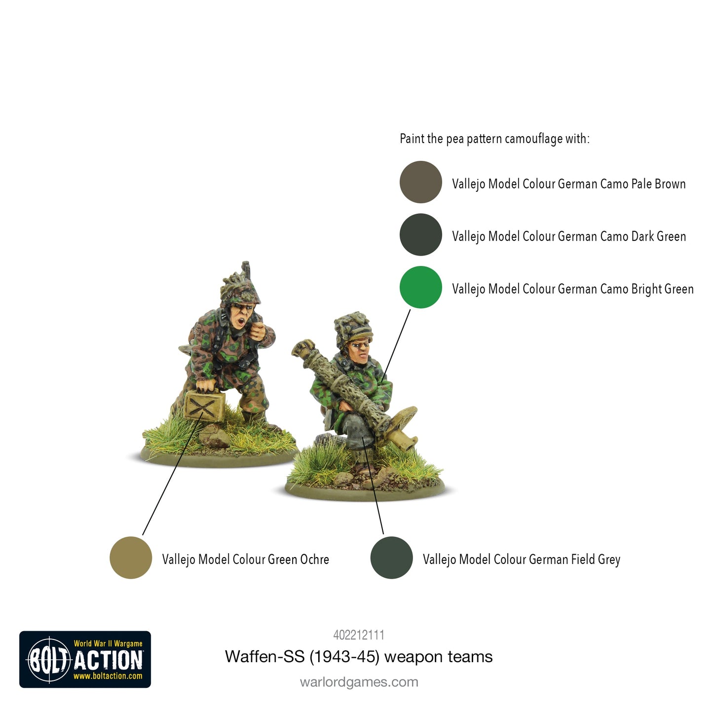 Bolt Action: German - Waffen-SS (1943-45) weapons teams
