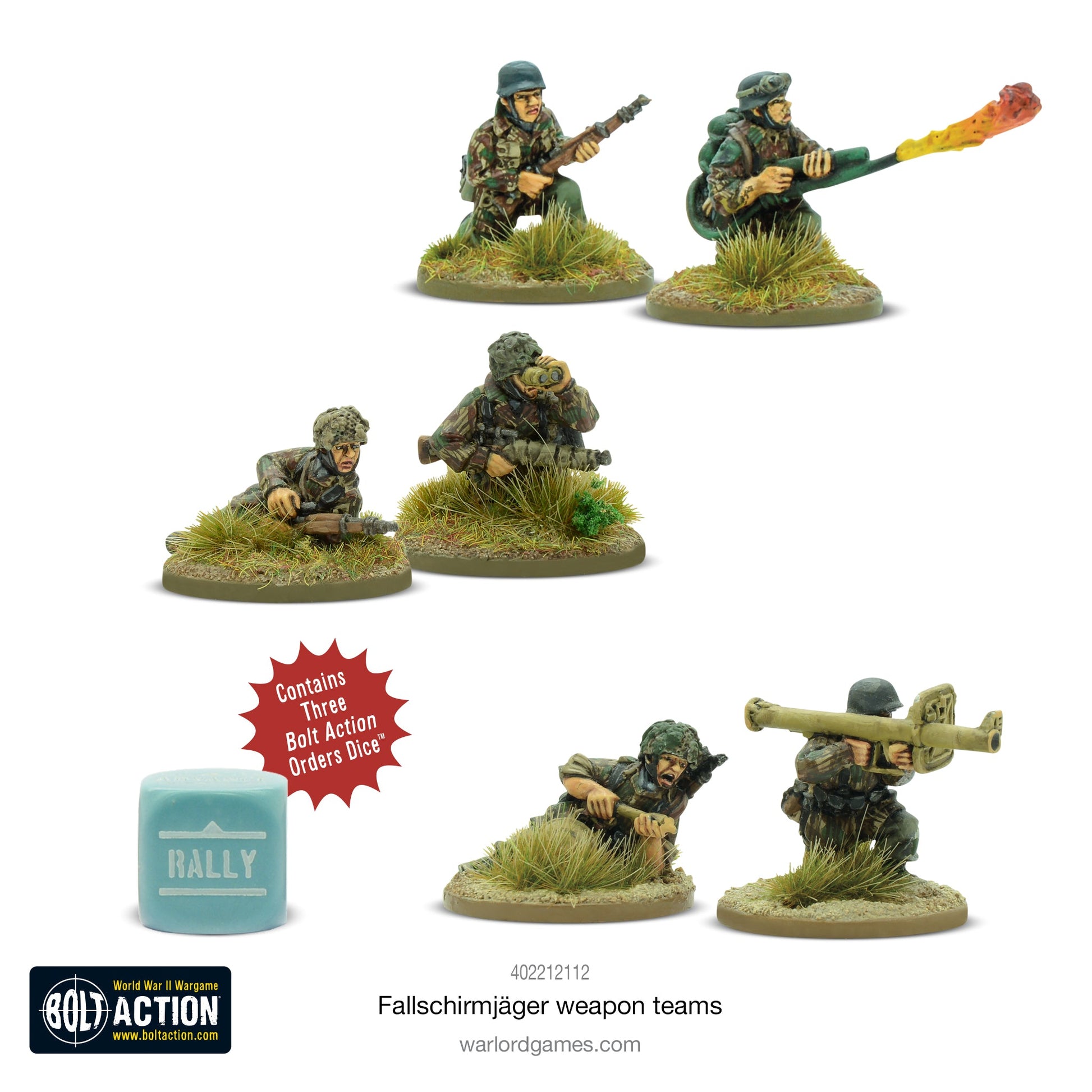 Bolt Action: German - Fallschirmjäger weapons teams
