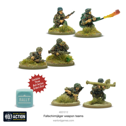 Bolt Action: German - Fallschirmjäger weapons teams
