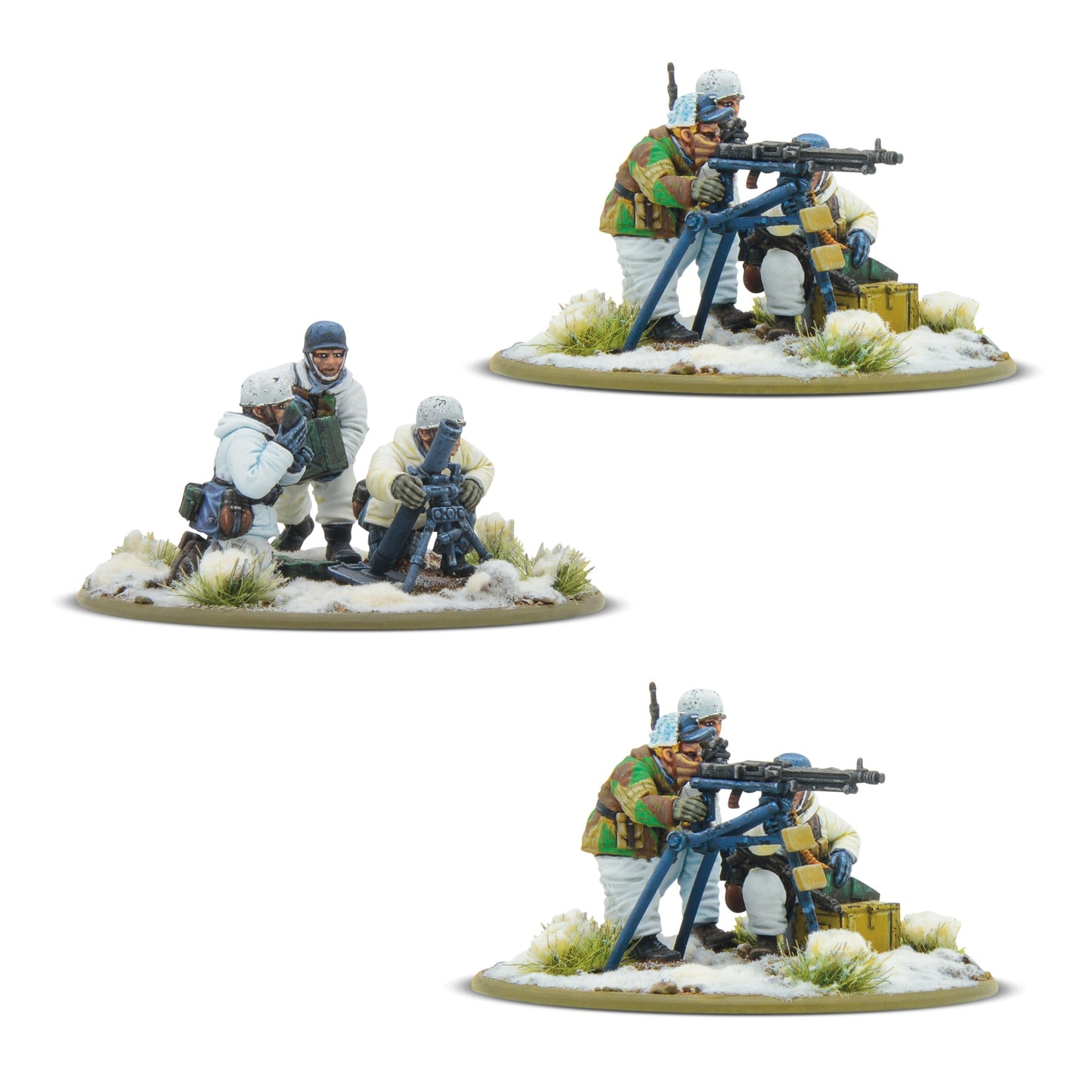 Bolt Action: German - Winter Fallschirmjäger Heavy Weapons Platoon