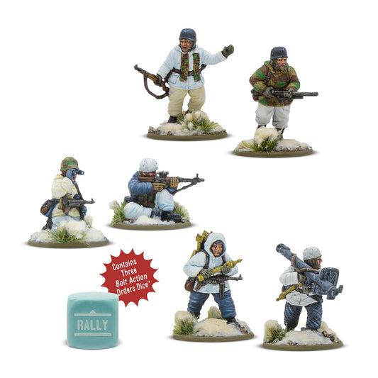 Bolt Action: German - Winter Fallschirmjäger Weapons Teams