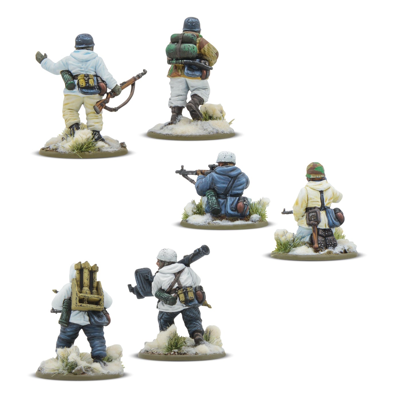 Bolt Action: German - Winter Fallschirmjäger Weapons Teams