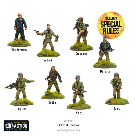 Bolt Action: USA - Oddball Heroes