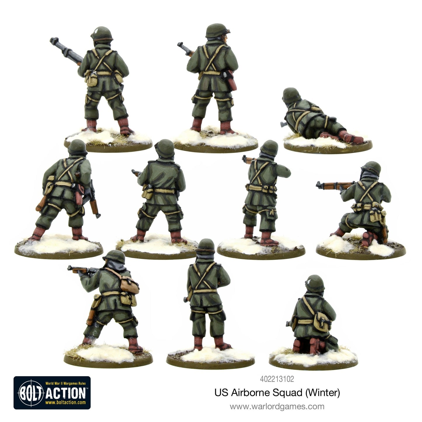 Bolt Action: USA - US Airborne Squad (Winter)