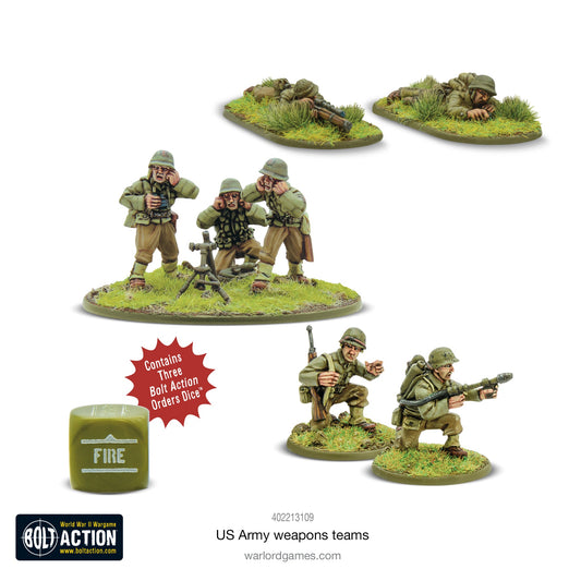 Bolt Action: USA - US Army weapons teams