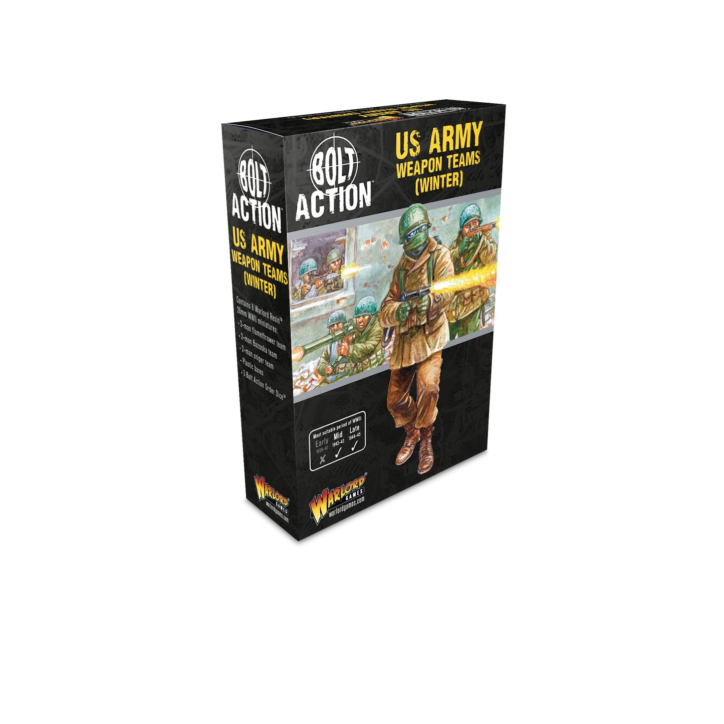 Bolt Action: USA - US Army (Winter) weapons teams