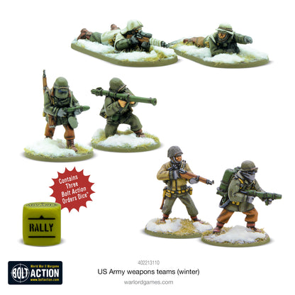 Bolt Action: USA - US Army (Winter) weapons teams