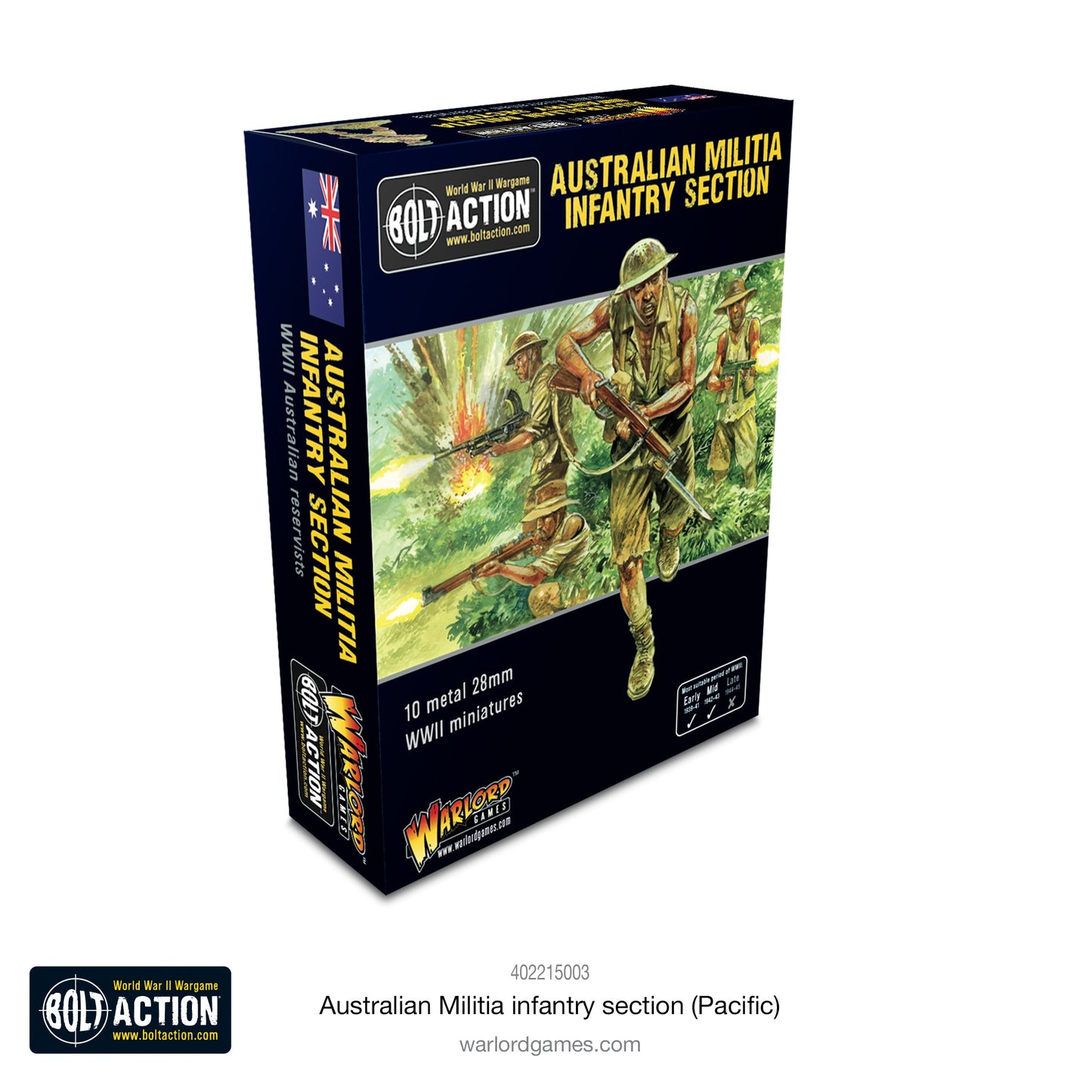 Bolt Action: Australian militia infantry section (Pacific)