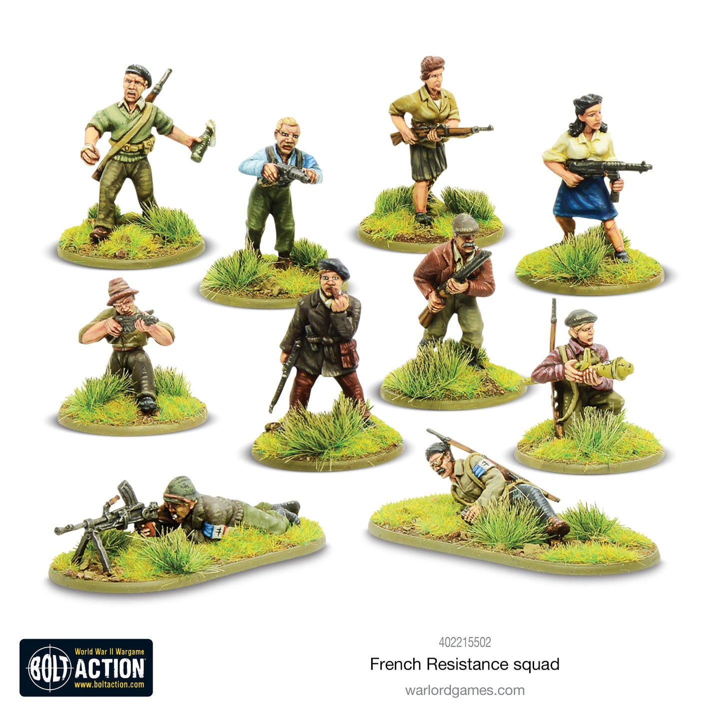 Bolt Action: French Resistance Squad