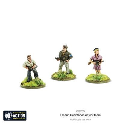 Bolt Action: French Resistance Officer team