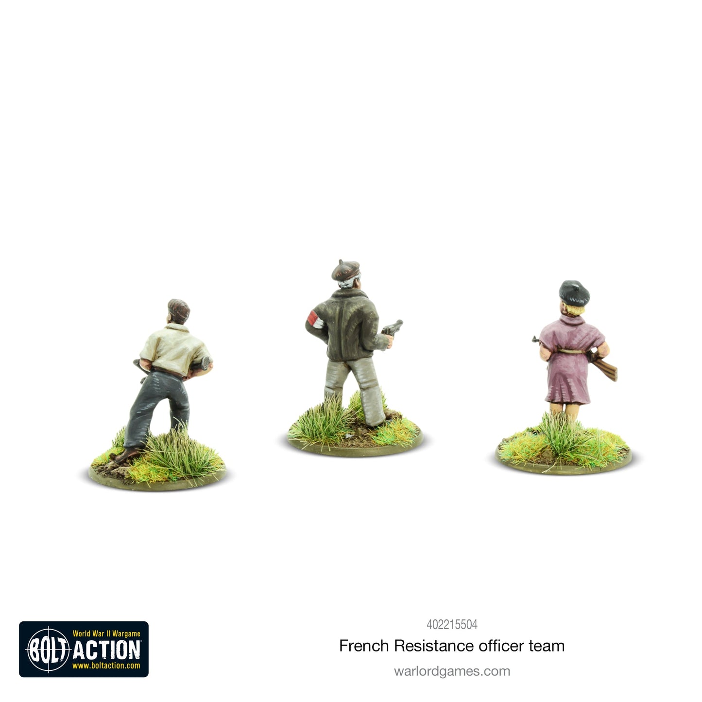 Bolt Action: French Resistance Officer team