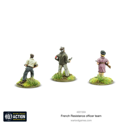 Bolt Action: French Resistance Officer team